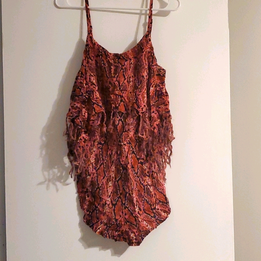 ROMPER by Volcom - Pink Snakeskin Print